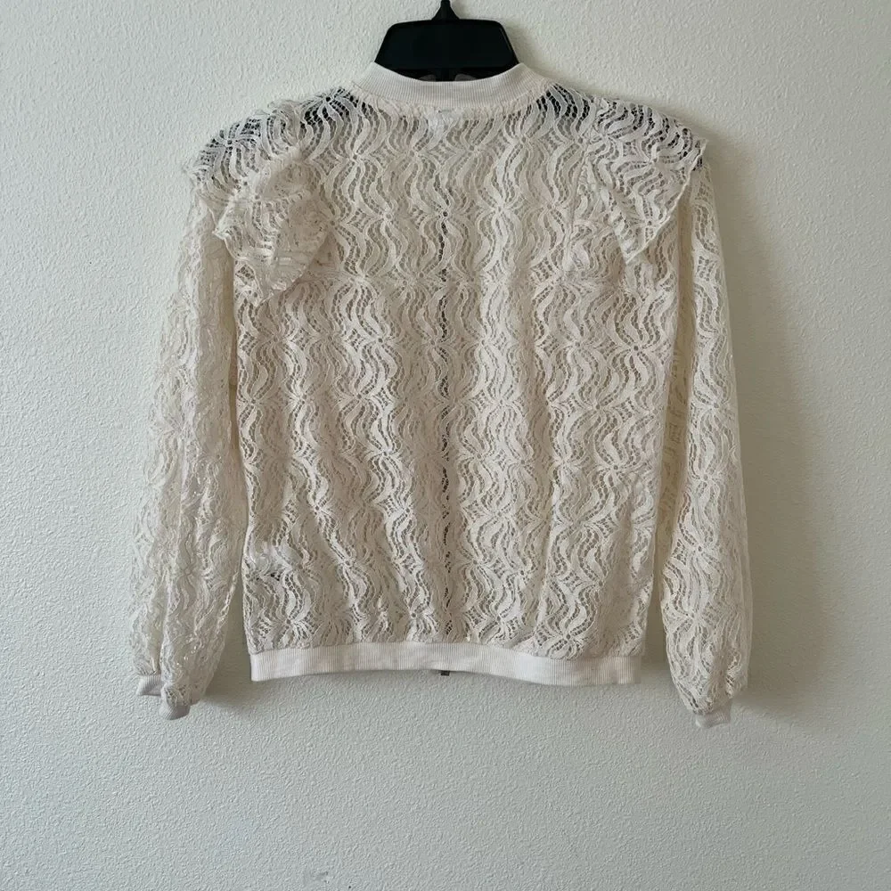 Zara Girl’s Lace Ruffles Top sz 11-12